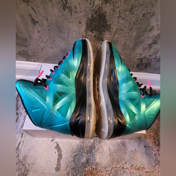 Nike Lebron 10 ID Custom 1 Of 1 Size 8.5 - Picture 5 of 6